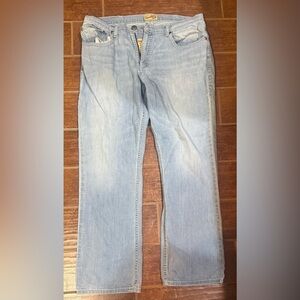 Men’s Wrangler 20X Light Blue Denim Jeans